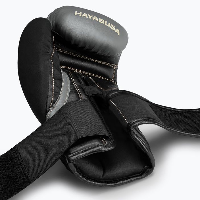 Hayabusa T3 боксови ръкавици с въглен/черно 5