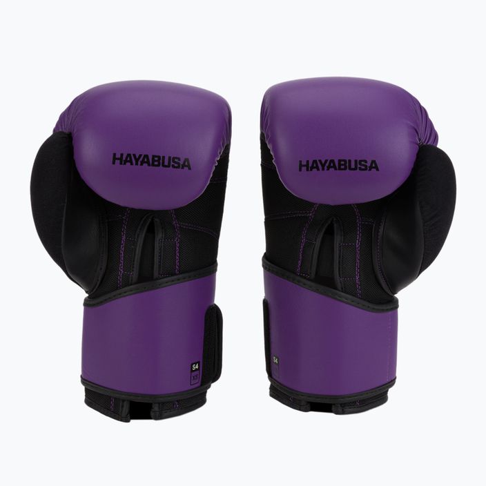Боксови ръкавици Hayabusa S4 лилаво/черно S4BG 2