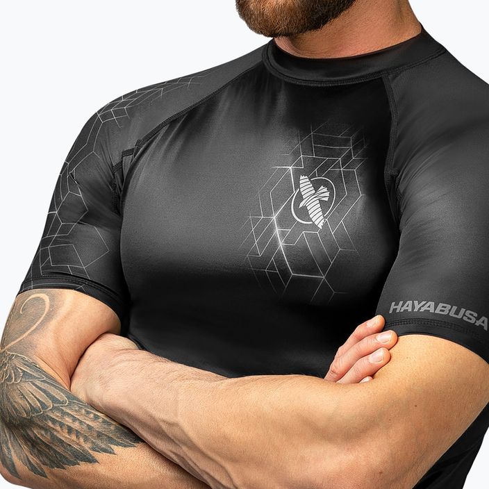 Мъжка предпазна жилетка  Hayabusa Geo Rashguard Shortsleeve grey 3