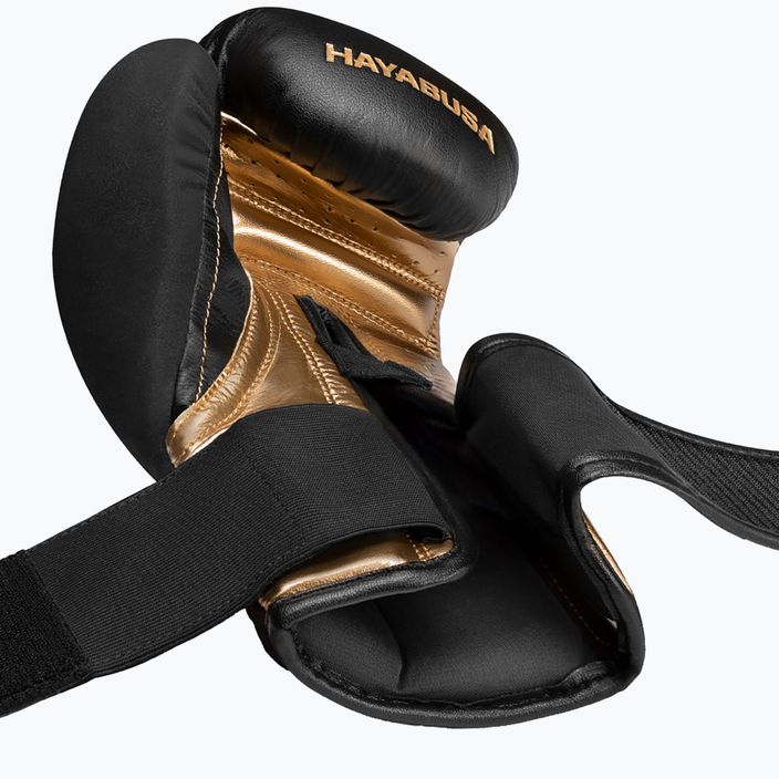 Hayabusa T3 черни/златни боксови ръкавици 10