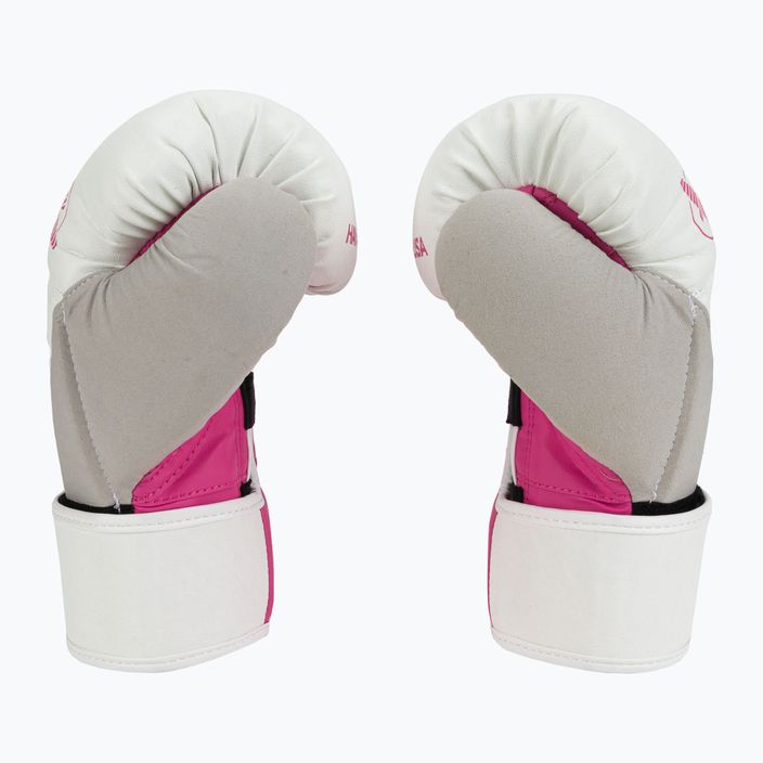 Hayabusa T3 боксови ръкавици бели и розови T314G 4