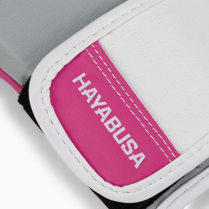 Hayabusa T3 боксови ръкавици бели и розови T314G 6