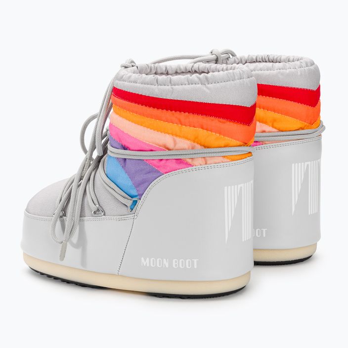 Дамски ботуши Moon Boot Icon Low Rainbow glacier grey snow boots 3