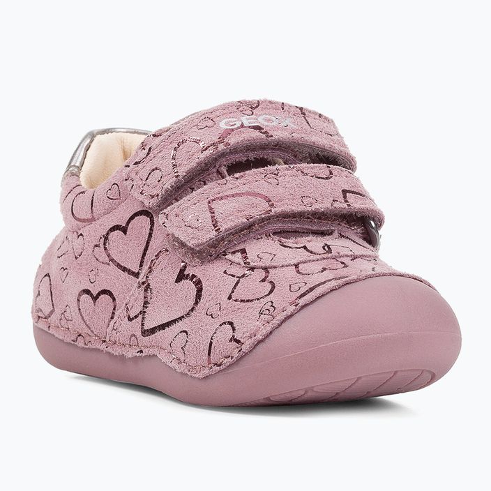 Детски обувки Geox Tutim тъмно розово/сребристо 7