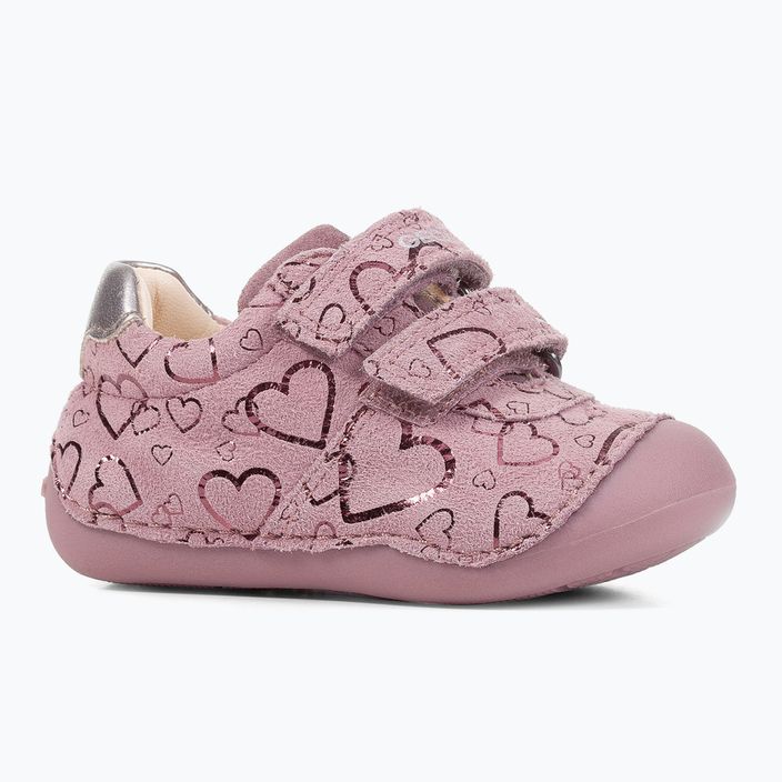 Детски обувки Geox Tutim тъмно розово/сребристо 8