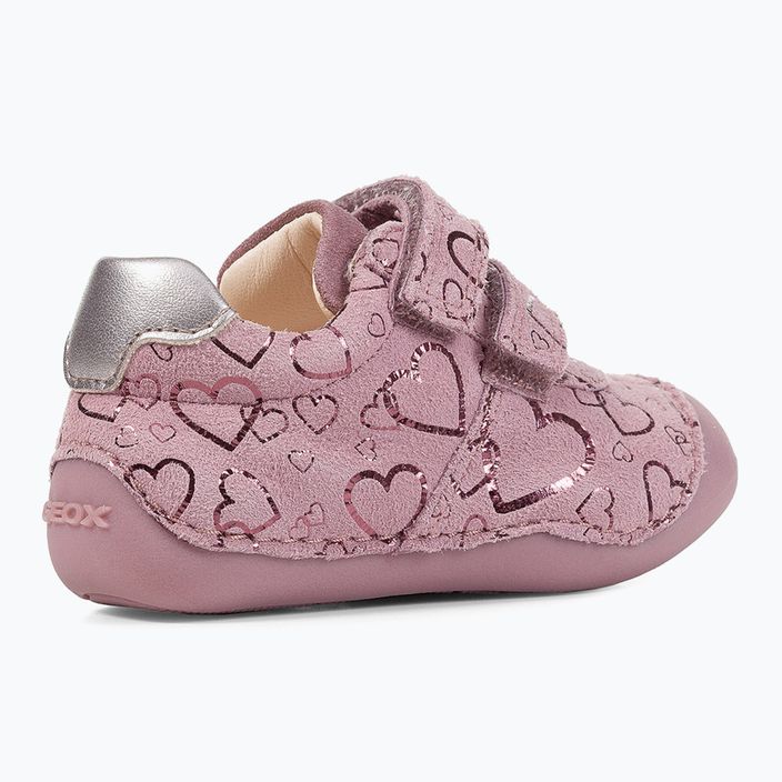 Детски обувки Geox Tutim тъмно розово/сребристо 10