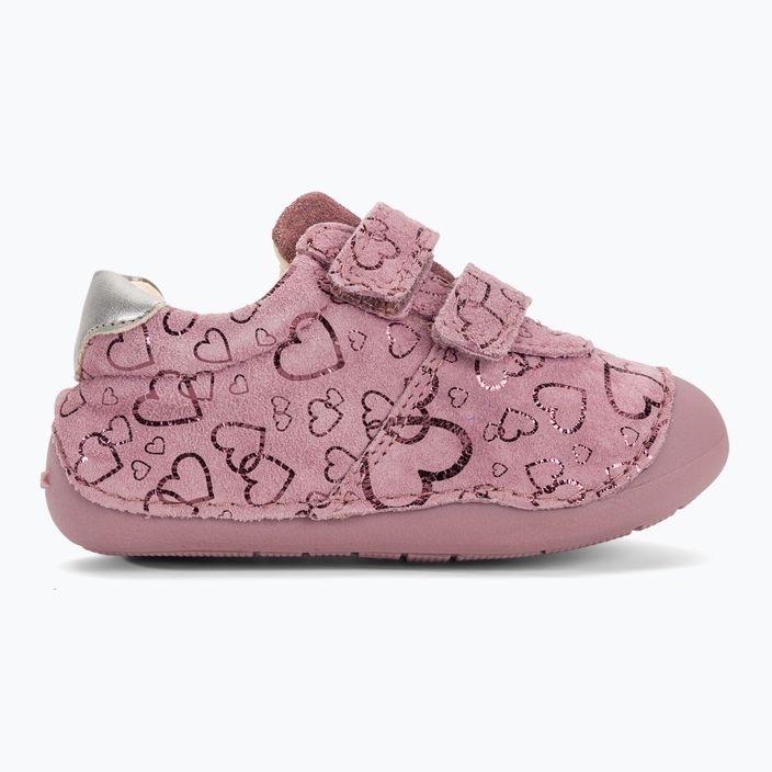 Детски обувки Geox Tutim тъмно розово/сребристо 2
