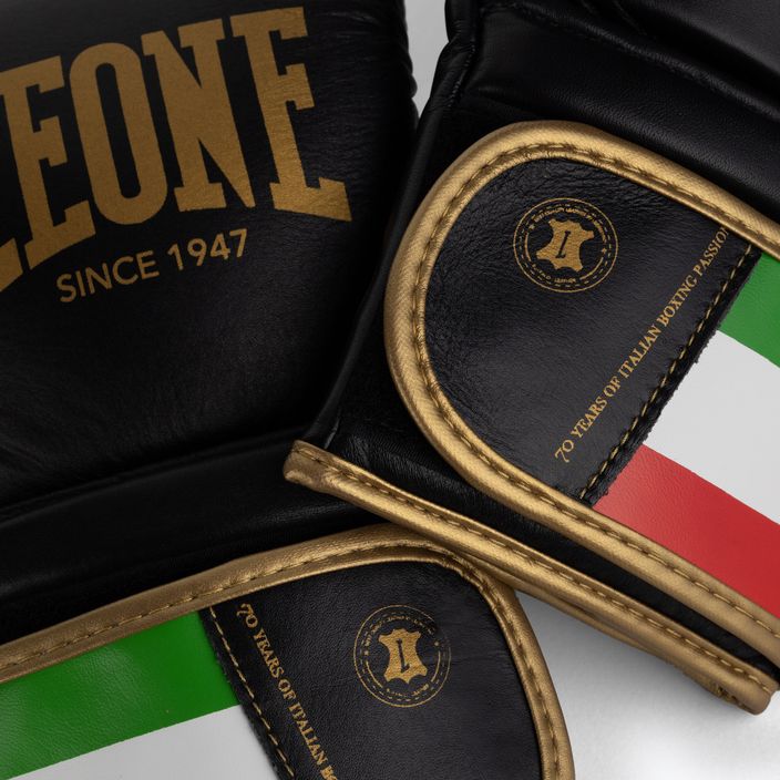 Боксови ръкавици Leone 1947 Италия черни GS090 5