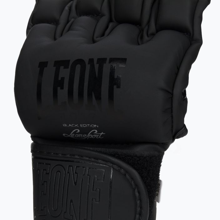 Leone 1947 Black Edition ММА граплинг ръкавици черни GP105 5