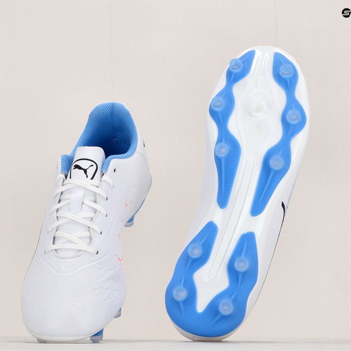PUMA King Match FG/AG мъжки футболни обувки white 107257 01 12