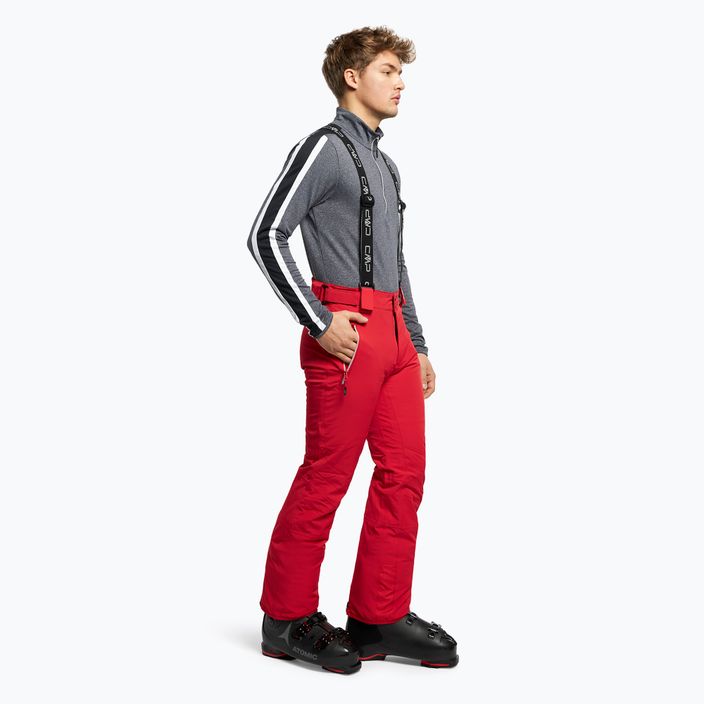Мъжки ски панталони CMP червени 3W04467/C580 2