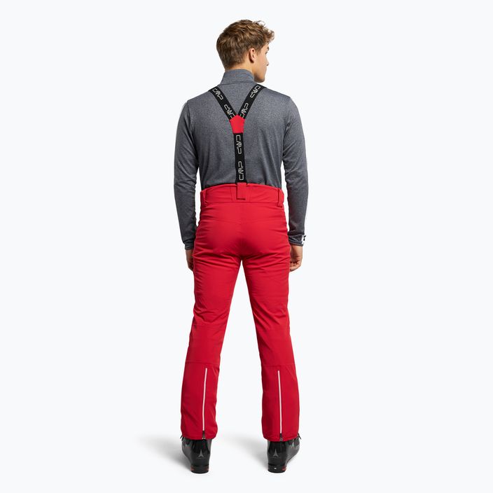 Мъжки ски панталони CMP червени 3W04467/C580 3