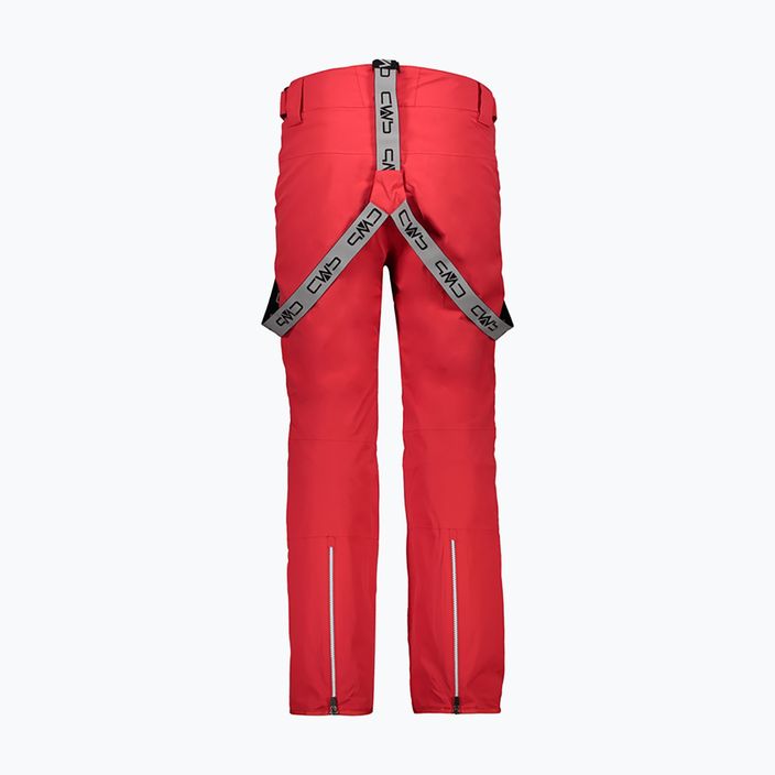 Мъжки ски панталони CMP червени 3W04467/C580 8