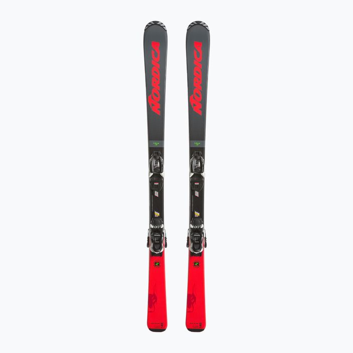 Детски ски за спускане Nordica Team J R + J7.0 FDT сиво/червено