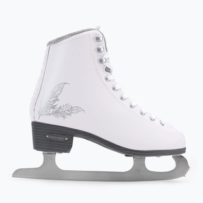 Дамски кънки за фигурно пързаляне Rollerblade Aurora white and silver 0G120400 862 2
