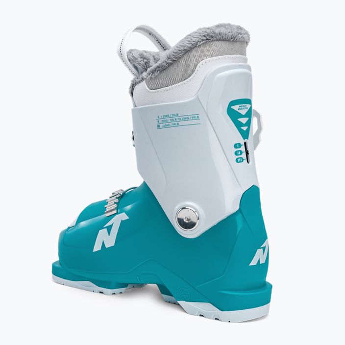 Детски ски обувки Nordica Speedmachine J2 синьо и бяло 2