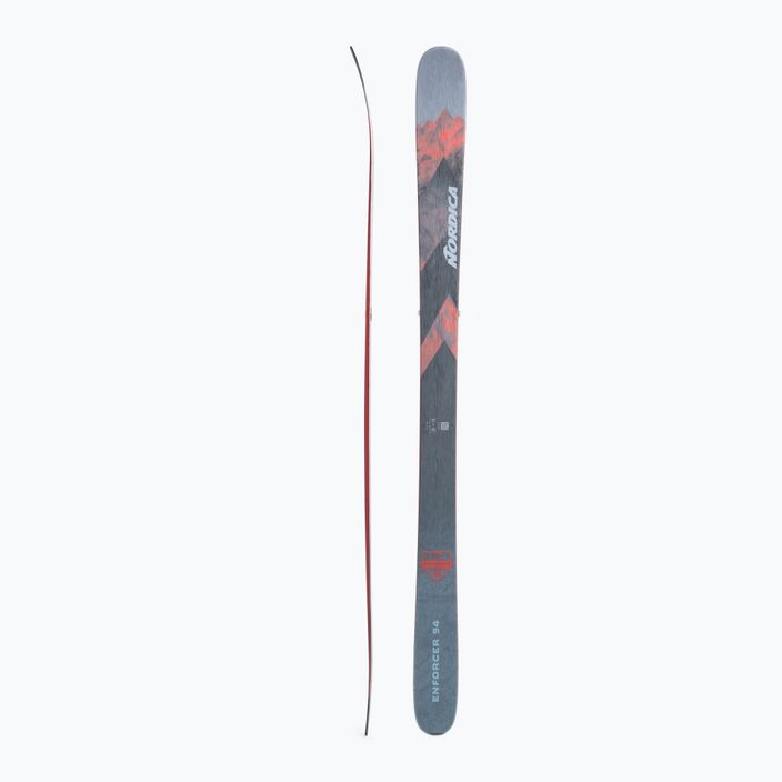 Nordica ENFORCER 94 Плоски сиво-червени ски за спускане 0A230800001 2