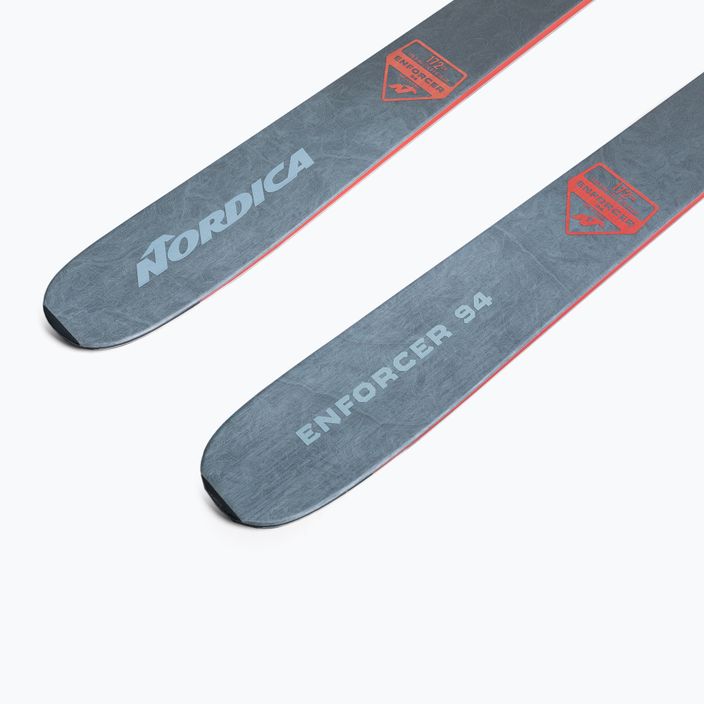 Nordica ENFORCER 94 Плоски сиво-червени ски за спускане 0A230800001 6