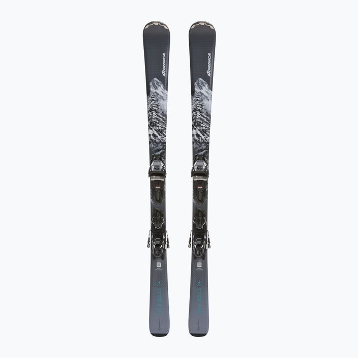 Дамски ски за спускане Nordica Wild Belle 74 + TP2 COMP10 FDT сиво/бяло