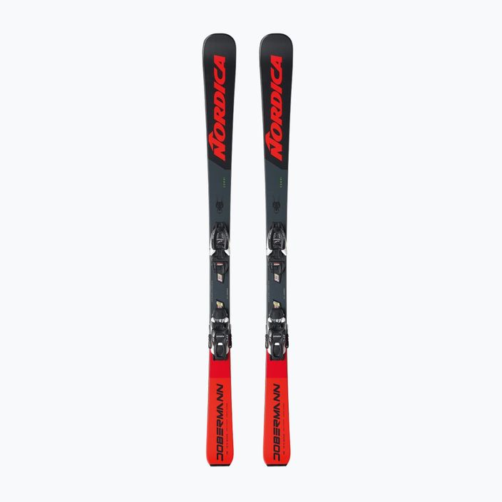 Детски ски за спускане Nordica Doberman Combi Pro S + J7.0 FDT black/red 6