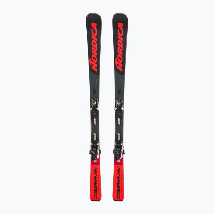 Детски ски за спускане Nordica Doberman Combi Pro S + J7.0 FDT black/red