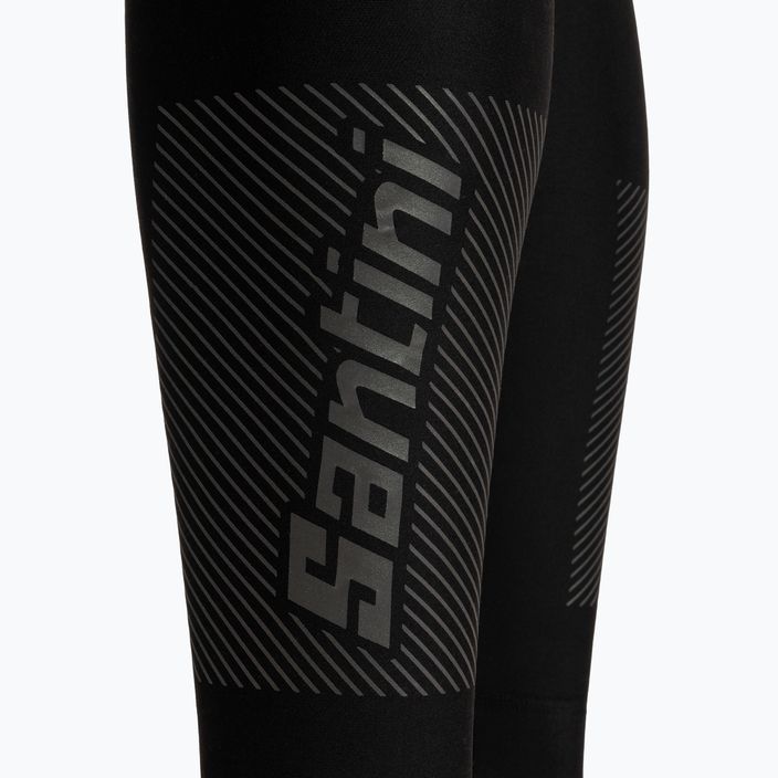 Мъжки панталони за колоездене Santini Adapt Bib Tights black 1W1190C3ADAPT 4