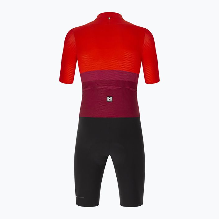 Santini Redux Istinto мъжки костюм за колоездене черен/червен 2S769C3REDUXISTINES 2