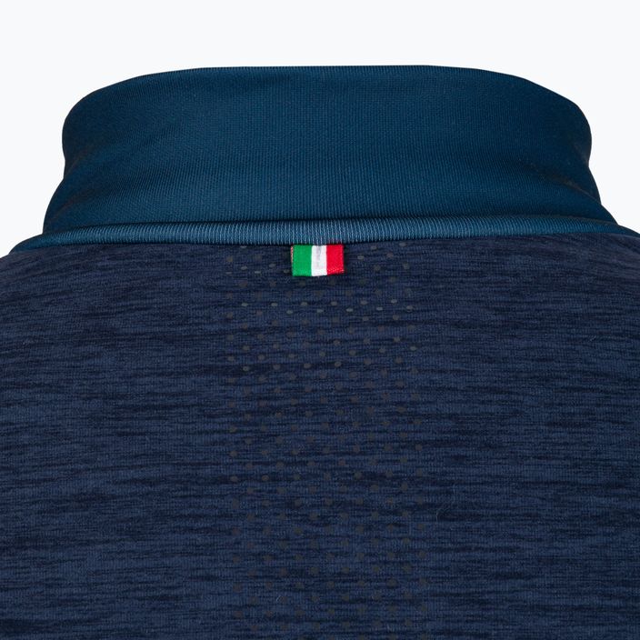 Мъжка блуза за колоездене Santini Colore Puro Thermal Jersey тъмносиньо 3W216075RCOLORPURO 6