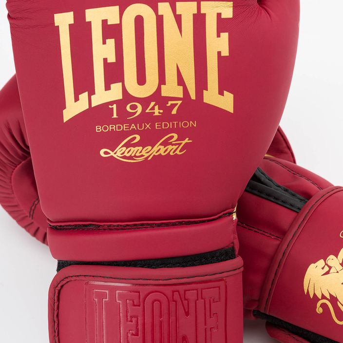 Боксови ръкавици Leone Bordeaux maroon GN059X 5
