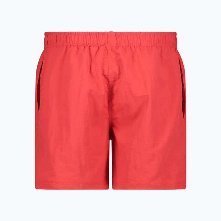 Мъжки къси панталони за плуване CMP червен 3R50027N/01CE 3
