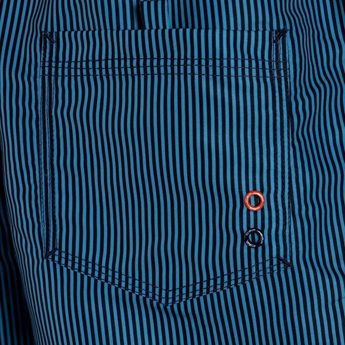 Мъжки къси панталони за плуване CMP тъмно синьо и оранжево 3R50857/10ZE 4