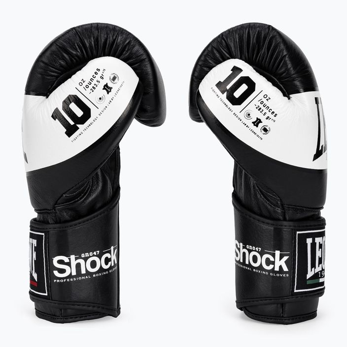Боксови ръкавици LEONE 1947 Shock black 4