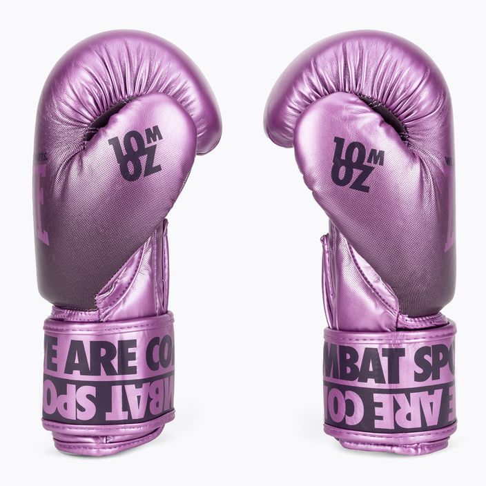 Leone Шарени лилави боксови ръкавици GN328 4