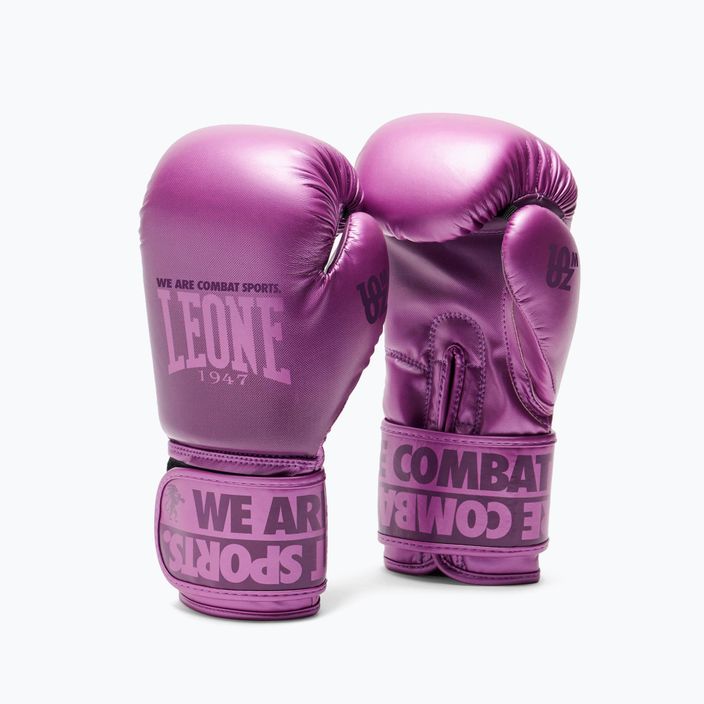 Leone Шарени лилави боксови ръкавици GN328 7