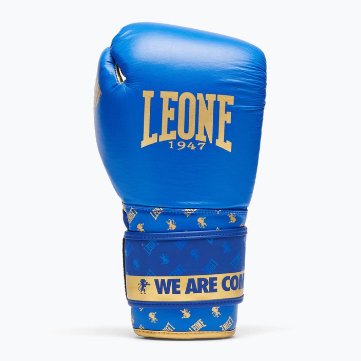 Боксови ръкавици LEONE 1947 Dna blue 6