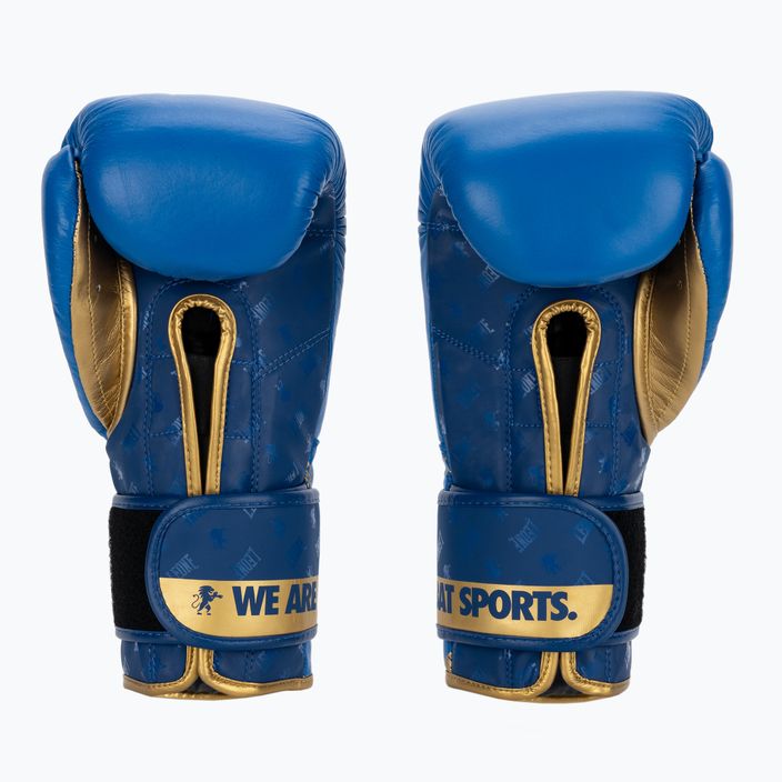 Боксови ръкавици LEONE 1947 Dna blue 2