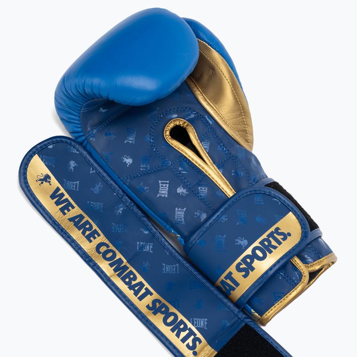 Боксови ръкавици LEONE 1947 Dna blue 4