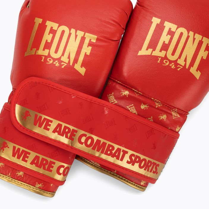 Боксови ръкавици LEONE 1947 Dna rosso/red 4