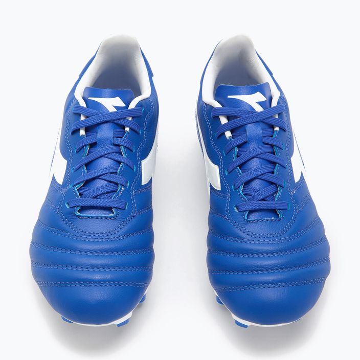 Детски футболни обувки Diadora Brasil Elite 2 LT LPU Y blue DD-101.178866-D0336-34 12