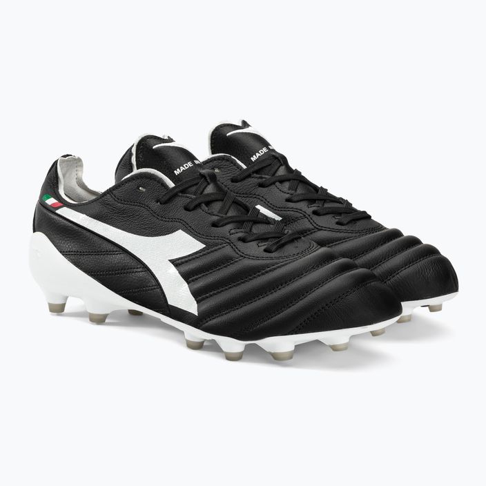 Мъжки футболни обувки Diadora Brasil Elite2 Tech ITA LPX в черно и бяло DD-101.178799-C0641-40.5 4