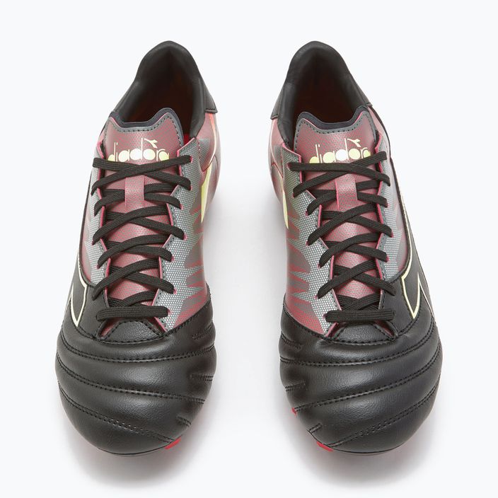 Мъжки футболни обувки Diadora Brasil Elite Veloce R LPU в черно и червено DD-101.179181-D0136-39 12
