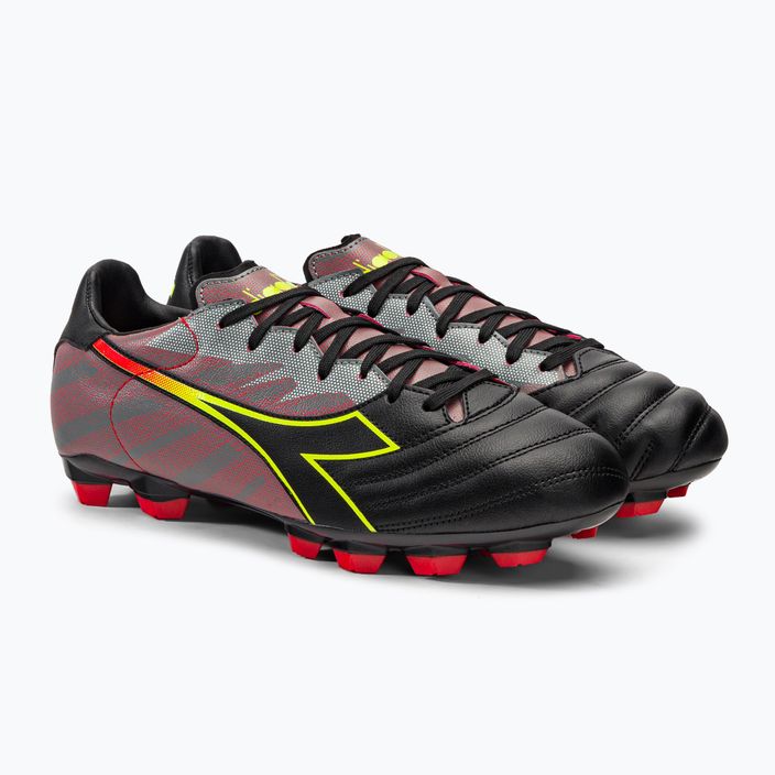 Мъжки футболни обувки Diadora Brasil Elite Veloce R LPU в черно и червено DD-101.179181-D0136-39 4