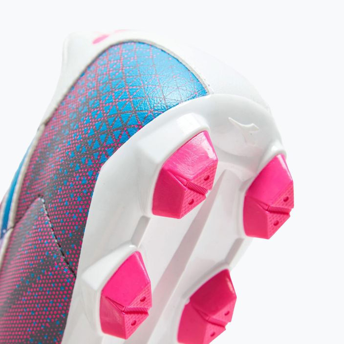 Мъжки футболни обувки Diadora Brasil Elite Veloce GR LPU white/pink fluo/blue fluo 16