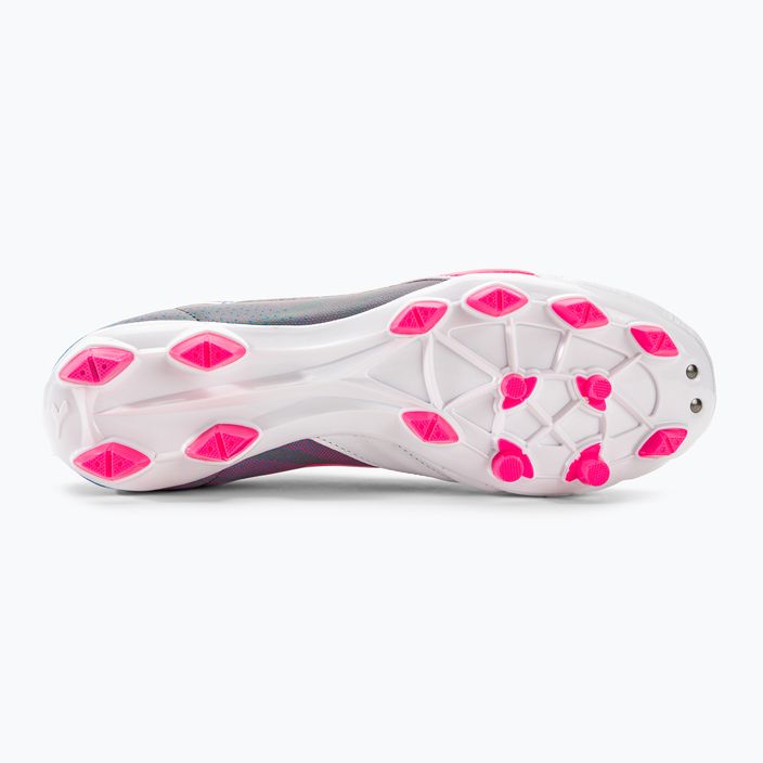 Мъжки футболни обувки Diadora Brasil Elite Veloce GR LPU white/pink fluo/blue fluo 5