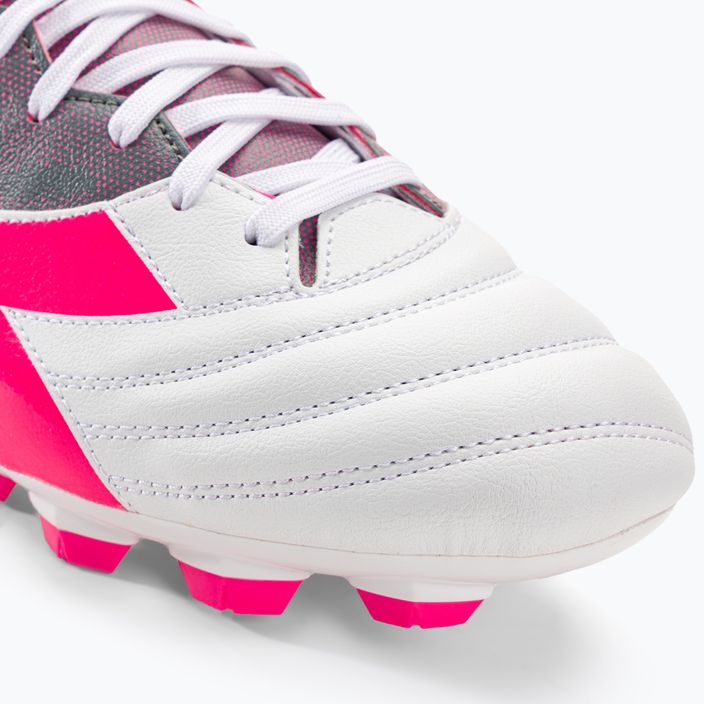 Мъжки футболни обувки Diadora Brasil Elite Veloce GR LPU white/pink fluo/blue fluo 7