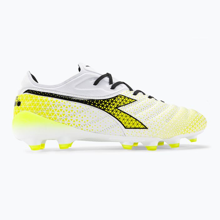 Мъжки футболни обувки Diadora Brasil Elite Tech GR LPX white/black/fluo yellow 2
