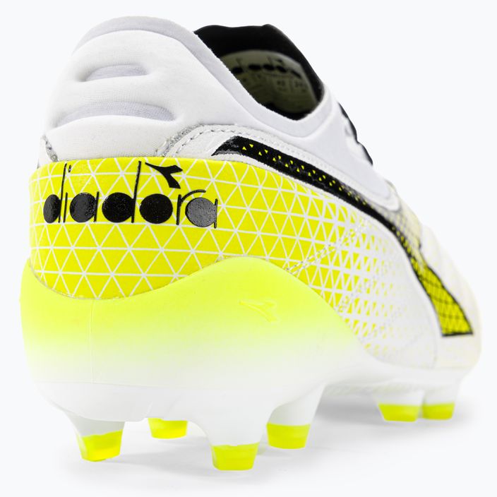 Мъжки футболни обувки Diadora Brasil Elite Tech GR LPX white/black/fluo yellow 9
