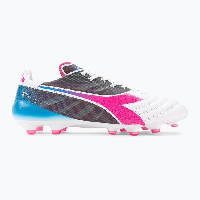 Мъжки футболни обувки Diadora Brasil Elite Veloce GR ITA LPX white/pink fluo/blue fluo 2