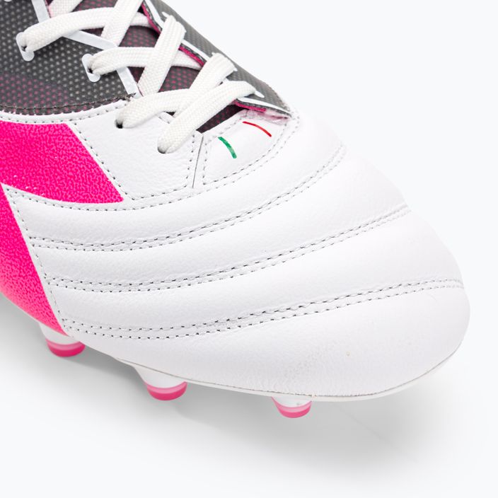Мъжки футболни обувки Diadora Brasil Elite Veloce GR ITA LPX white/pink fluo/blue fluo 7