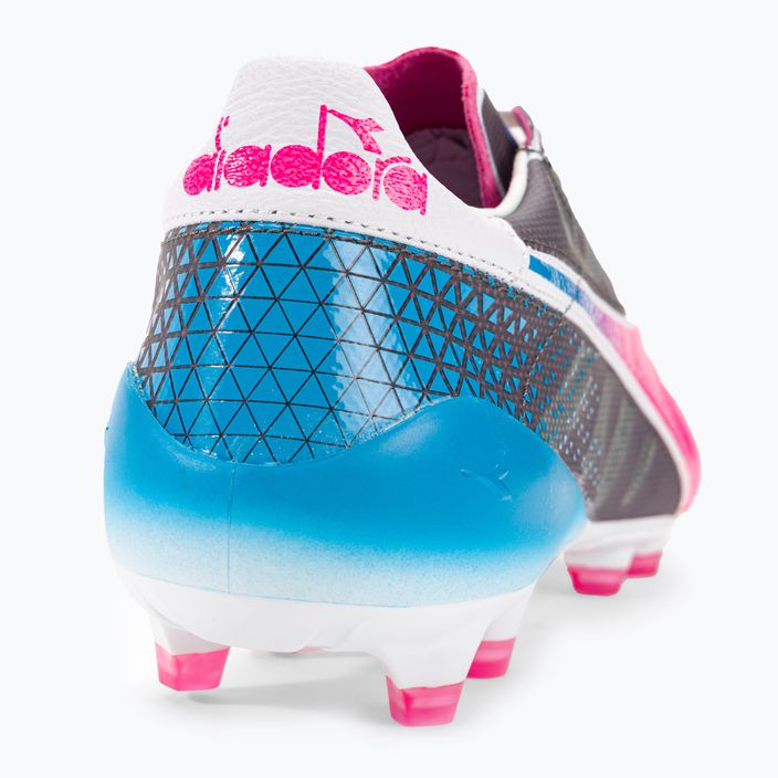 Мъжки футболни обувки Diadora Brasil Elite Veloce GR ITA LPX white/pink fluo/blue fluo 9